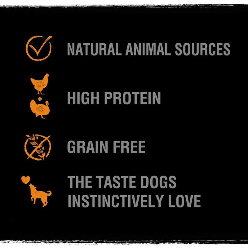 Crave Dog Treat, High Protein Strips, Grain Free, Chicken with Turkey, 7x55g - PawsPlanet Australia