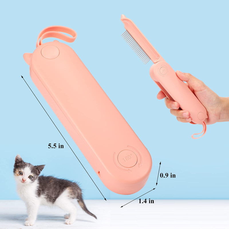 Cat Brush for Shedding Grooming 2 Pieces Dematting Comb for Dogs Pet Hair Deshedding Brushes Tool Teeth Comb for Cat Kitten Dog Pet Short Long Matted Hair Easy Detangling Massaging Removing Knots - PawsPlanet Australia