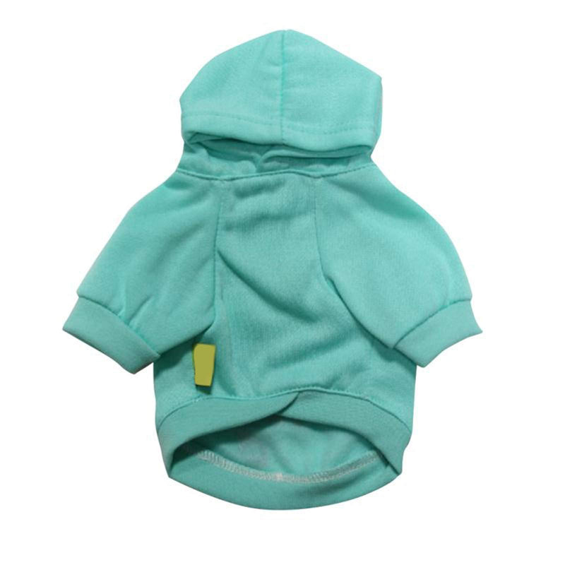 COUTUDI Dog Hoodie for Small Dogs Good Vibes Only Word Print Dog Hoodie Cat Hoodie Warm Winter Puppy Sweater Soft Puppy Hoodie Dog Coat Casual Sweatshirt XS Green - PawsPlanet Australia