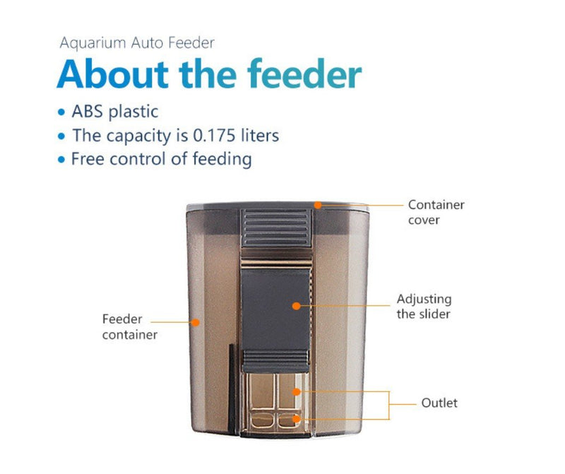 LONDAFISH Aquarium Fish Feeder Automatic Fish Feeders Auto Fish Food Timer Feeder for Fish Tank - PawsPlanet Australia