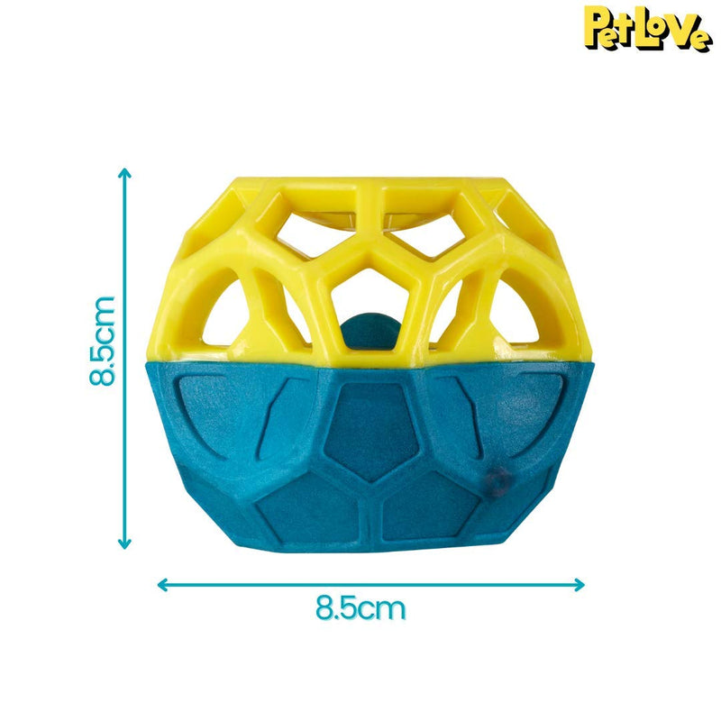 PetLove Nuzzle Puzzle Cube, Interactive, Dual Textured, Enrichment, Foraging Dog Treat Toy with Squeaker, Fill with Treats, Paste and Food - PawsPlanet Australia