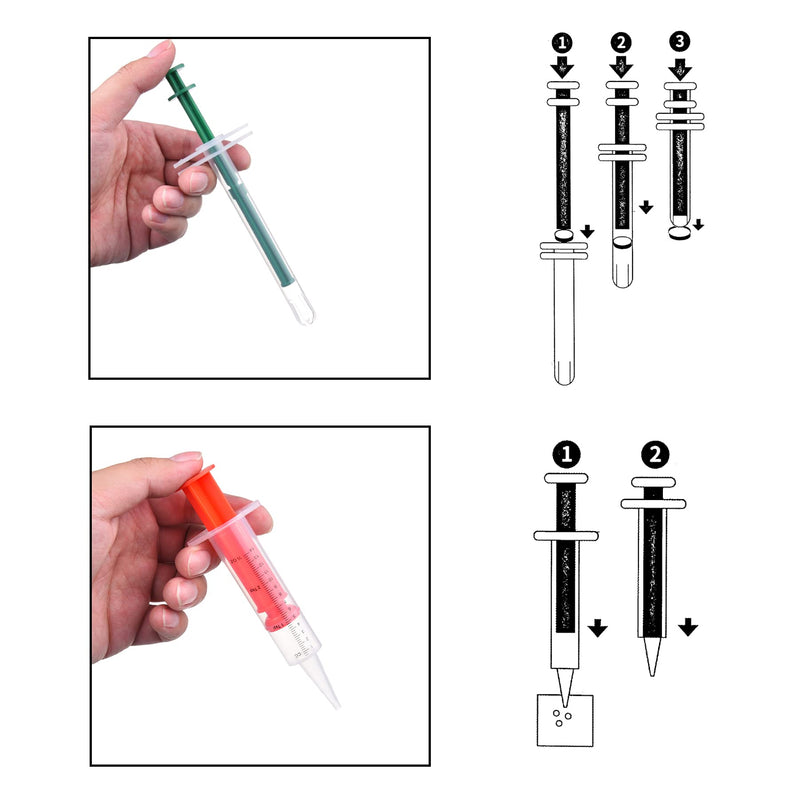 Kare & Kind 3x Pet Pill Feeder - Medicine Dispenser Tool - Syringe Popper for Tablet, Pill, Capsules - Use for Water, Milk Formula, Powder - Ideal for Kittens, Puppies, Dogs, Cats, Newborn Animals - PawsPlanet Australia