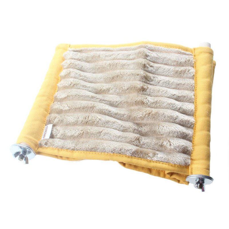 Double Bunkbed Hammock Sleep Bed Cage Play Platform with Warm Fleece for Hamster Mice - PawsPlanet Australia