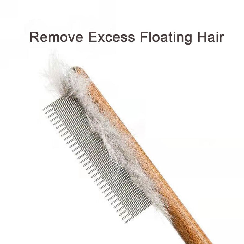 Solid Wood Pet Comb Grooming Tool for Cats,Dogs and rabbits (cat comb) cat comb - PawsPlanet Australia