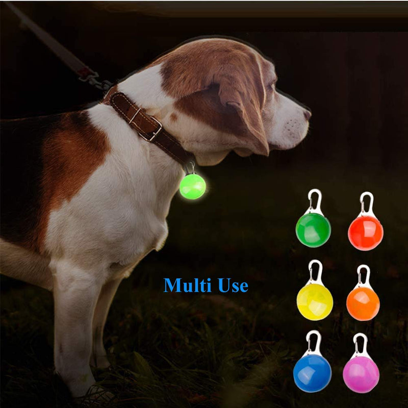 Aoweika LED Dog Collar Light, Pet Dog Lights for Collars, Safety Lights for Night Walking with 3 Flashing Modes - PawsPlanet Australia