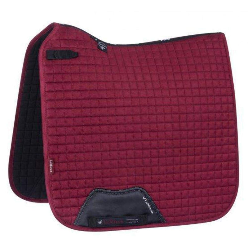 LeMieux ProSport Dressage Square Suede Saddlepad - French Rose S/M - PawsPlanet Australia