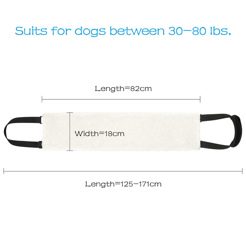 Dog Sling Vet Approved 2020 Upgraded Adjustable Dog Lift Sling Back Legs Hip Support Harness for Canine Aid Arthritis Old K9 Senior Injured Disabled Joint Injuries Dogs Walk (Medium/Large, Black) - PawsPlanet Australia