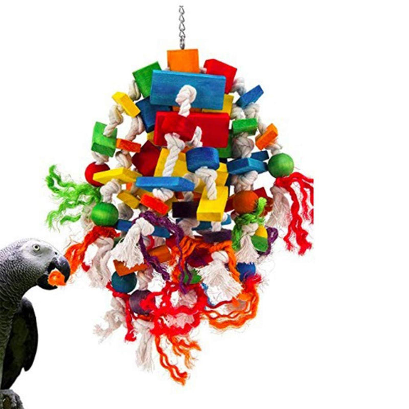 Balacoo African Grey Parrot Toys Shreddable Foraging Hanging Bird Cage Accessories - PawsPlanet Australia