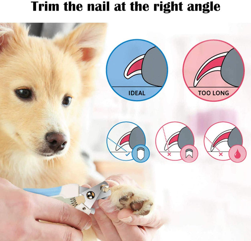 YUEMING Pet Nail Clipper,Dog Nail Clippers and Trimmers with Nail File,Animal Claws Scissor Cut Set,Animal Grooming Claw Care Tools,for Small Animals Dogs Cats - PawsPlanet Australia