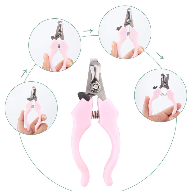 QiCheng＆LYS Dog Grooming Scissors Professional Professional Pet Hair Clipper,Dog Trimmer Pet Grooming Tool, Pet Grooming Set (5PCS Package 3) - PawsPlanet Australia