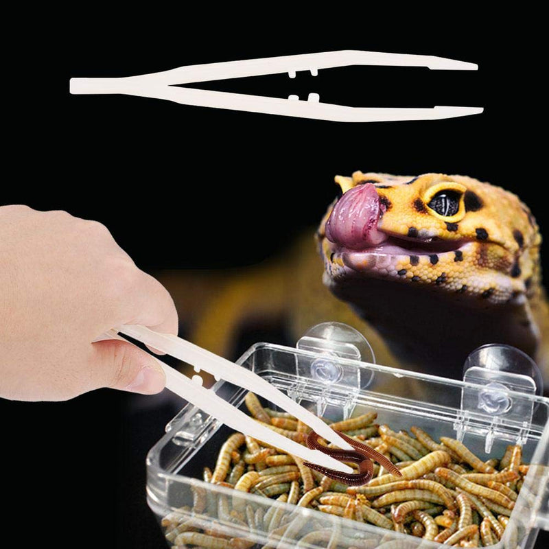 18cm Reptiles Feeding Tweezers, Luminous Reptiles Amphibians Feeder Tweezers Anti-Slip Reptile Feeding Tongs for Iguanas, Bearded Dragons, Lizards, Geckos, Turtles, and Corals - PawsPlanet Australia