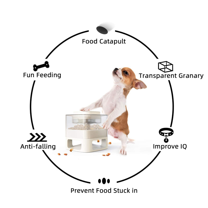 Interactive Dog Toys, Automatic Cat Feeder for Small / Medium Pet Puppy Kitten, Cat and Dog Dry Food Dispenser, Treat Puzzle Toy of Pets for IQ Training Slow Feeder and Healthy Eating (1.2 L) - PawsPlanet Australia