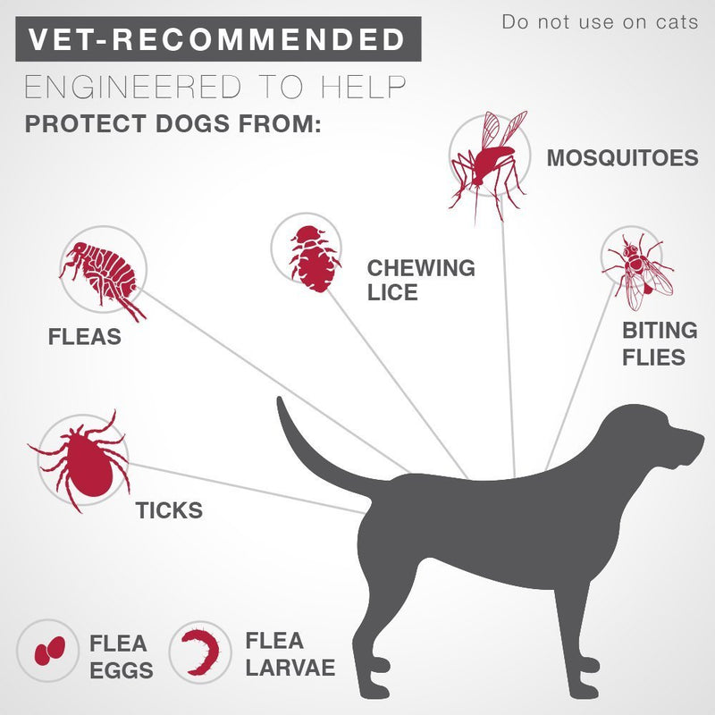 Advantix II Flea Drops, Tick and Mosquito Prevention K9 Medium Dog 2 Doses - PawsPlanet Australia