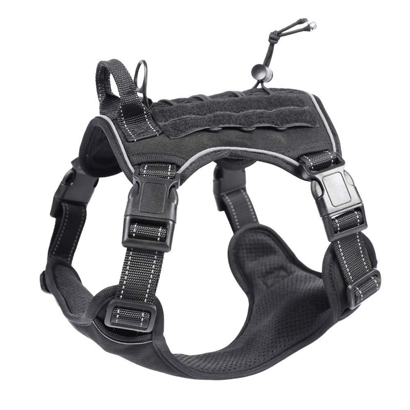 ARCICIDOU Easy to Put on & Take Off No Pull Dog Harness, Unique Colors Reflective Adjustable Vest, with a Training Handle + 2 Metal Leash Hooks+ 3 Snap Buckles +4 Slide Buckles S - PawsPlanet Australia