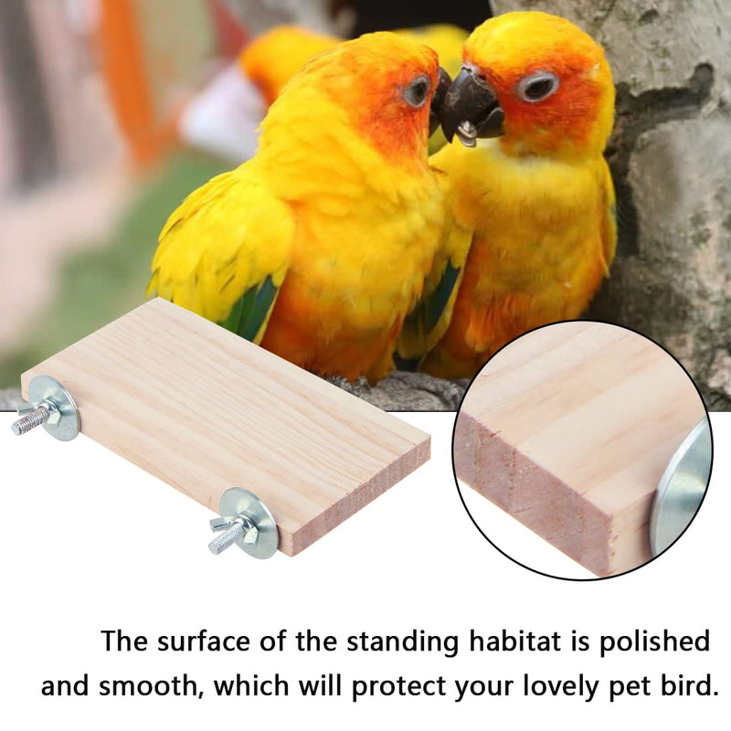 Bird Perches Parakeet sports Toys Bird Stand Pole Bird Cage Accessories Parrot Perching Platform (Small, Set-A) Small - PawsPlanet Australia