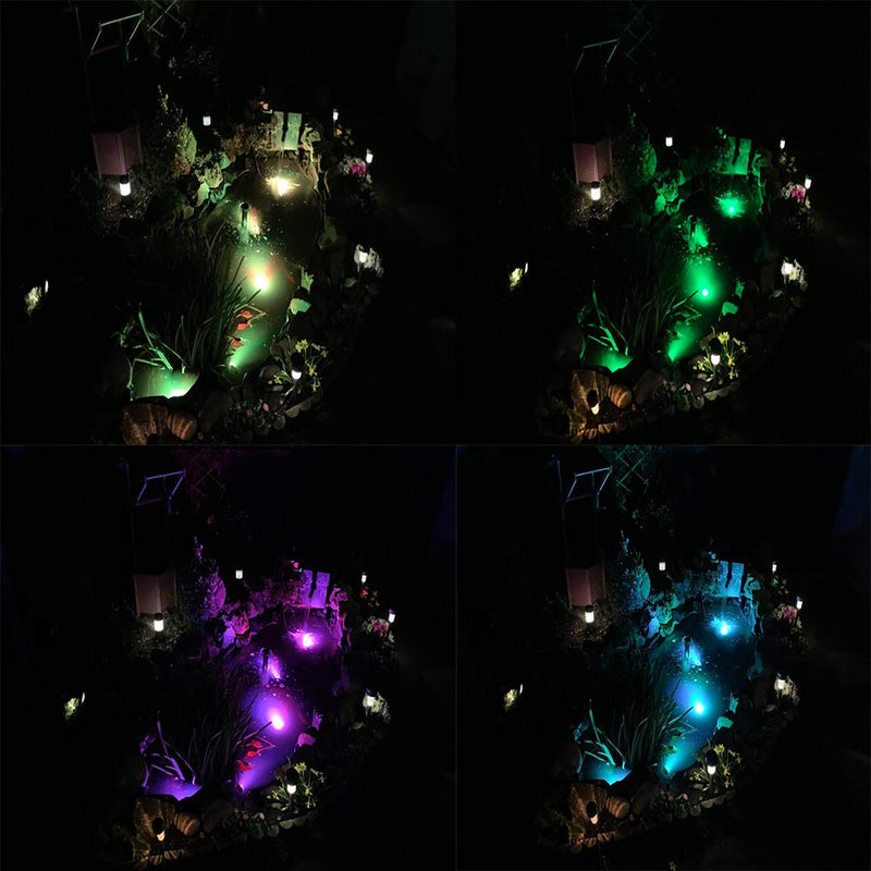 Solar Pond Lights, PHADAP Submersible Pond Light with 3 Lamps 18 LEDs Landscape Spotlight Underwater Lights IP68 Waterproof Amphibious Lighting Light for Garden,Outdoor(Long press 3S to turn on) - PawsPlanet Australia