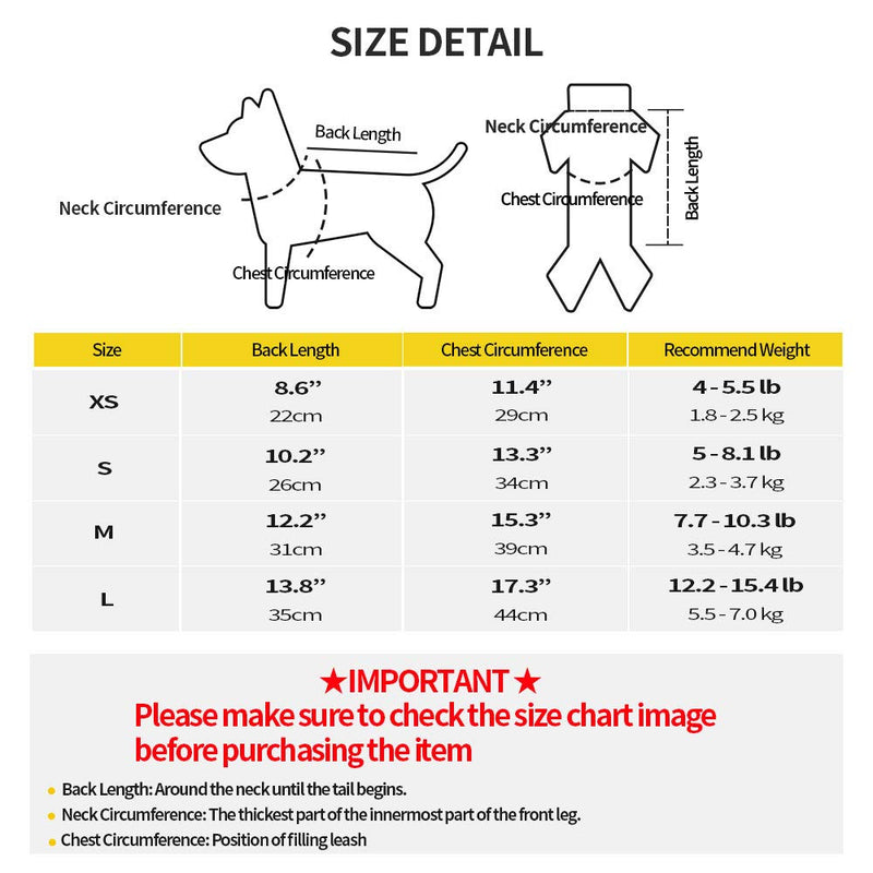 Lucky Petter Pet Clothes for Dog Cat Puppy Sweater Sweatshirt Durable and Elastic Dog Shirt Apparel Hoodies (X-Small, Black) X-Small - PawsPlanet Australia