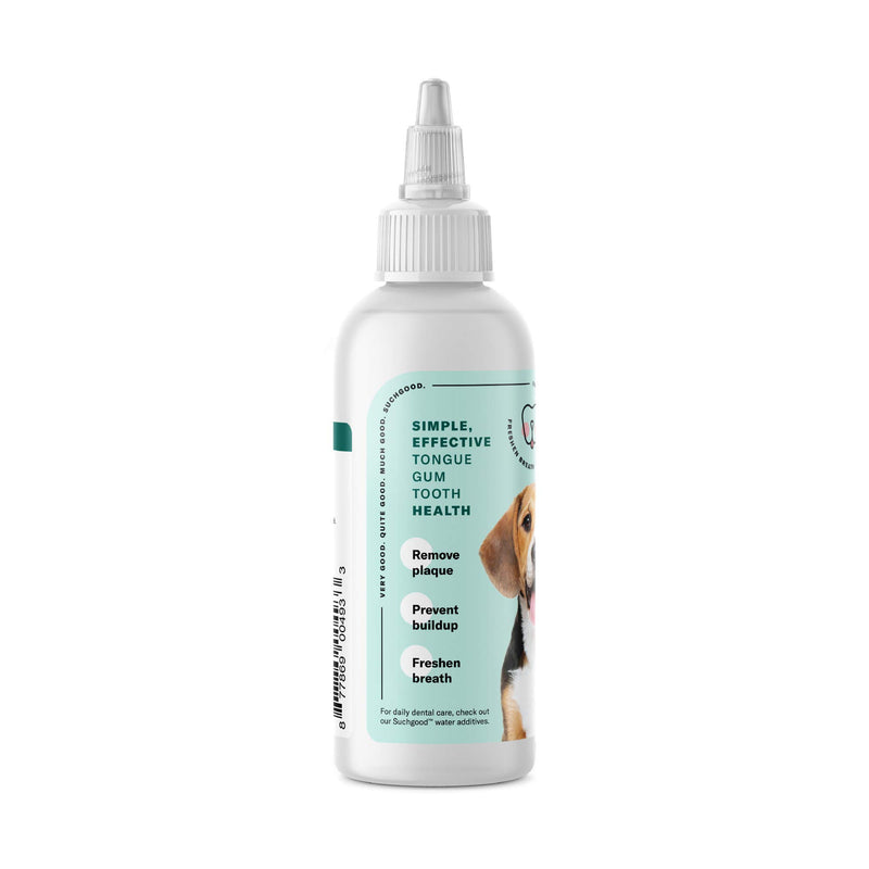 Suchgood Advanced Natural Plaque Removal Gel for Pets | Simple, Effective Dental Care for Good Dogs and Cats | Made in The USA with Premium Ingredients to Clean Teeth and Freshen Breath - PawsPlanet Australia