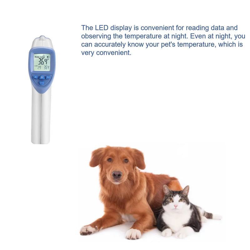 KUIDAMOS Pet Thermometer,Animal Thermometer Animal Temperature Measurement Horse Thermometer Equine Thermometer Pet Supplies,for Pig Sheep Horse Dog Animals Animal Products - PawsPlanet Australia