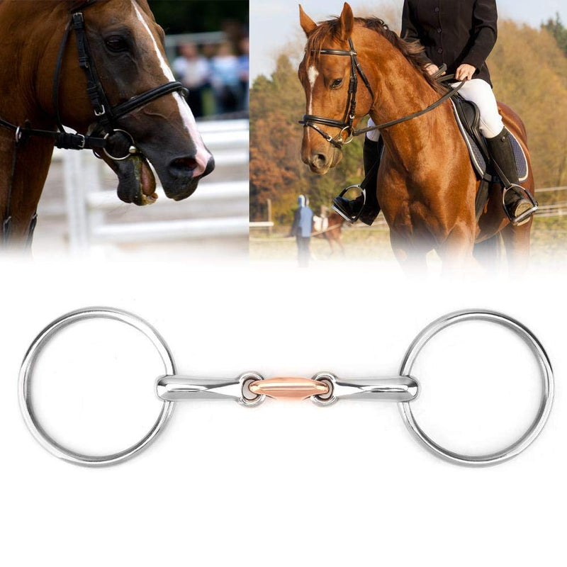wosume Stainless Steel Bit for Horse, Horse Mouth Bit, Stainless Steel Non-toxic Horse for Long Time Use(11.5) 11.5 - PawsPlanet Australia