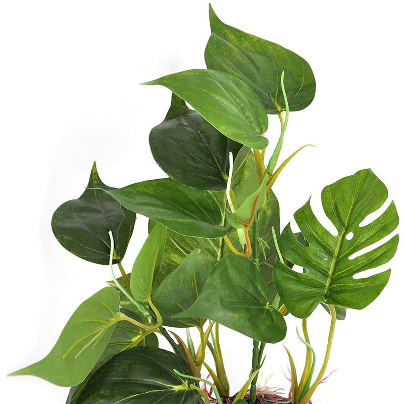 ANCLLO Aquarium Plastic Plant, Artificial Plant Lifelike Water Grass Decoration for fish tank - PawsPlanet Australia