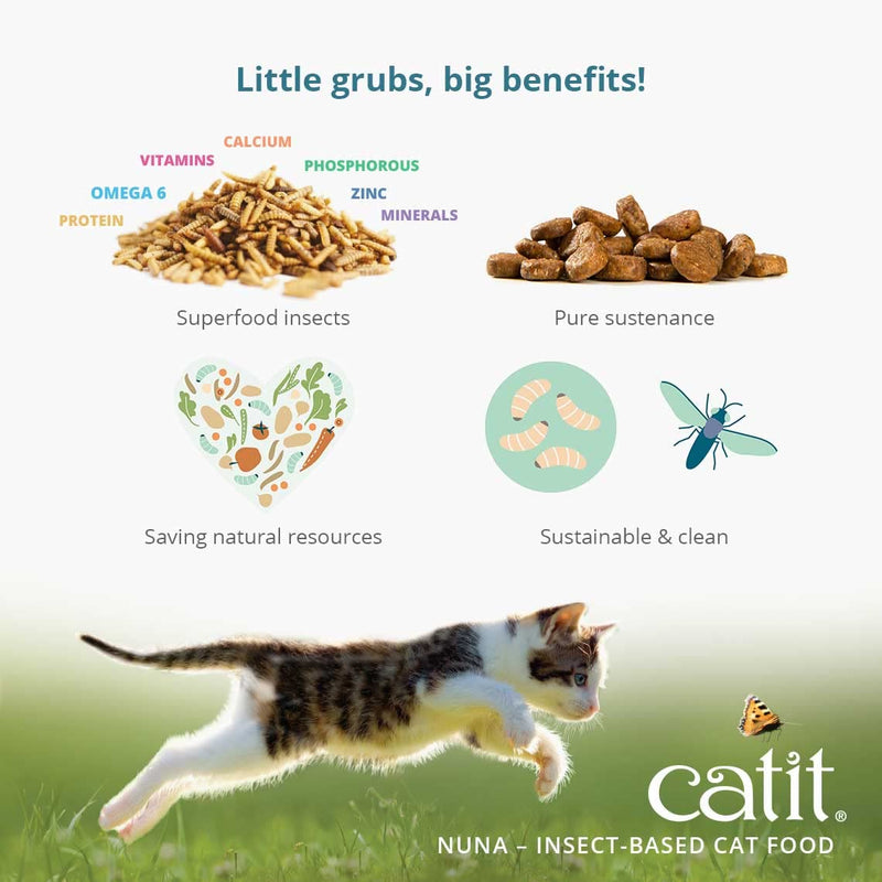 Nuna Treats, insect protein-based treats for cats, insect protein mix, 60g - PawsPlanet Australia