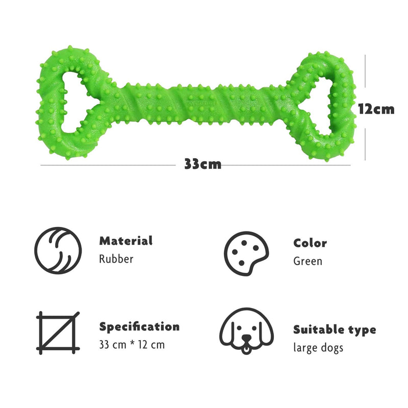 Dog Toys for Large Dogs Interactive Dog Chew Toys with Pull Band Aggressive Chewers Dog Toy Dog Bone Dog Training Great Gift for Dogs - PawsPlanet Australia