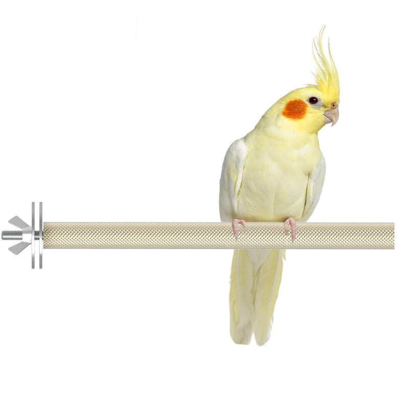 Ogioxam Bird Perch, Metal Perches for Parakeet, Bird Stand for Budgie Cockatiel Macaw and More Small-8.3inch - PawsPlanet Australia