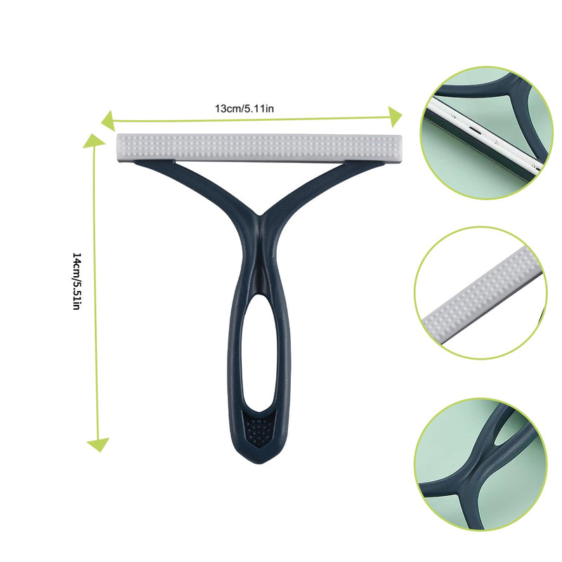 Lint remover, 2 pieces lint razor, portable, lint roller, pet hair remover, double-sided lint brush, manual reusable, cat hair remover, lint razor for clothes, carpet - PawsPlanet Australia