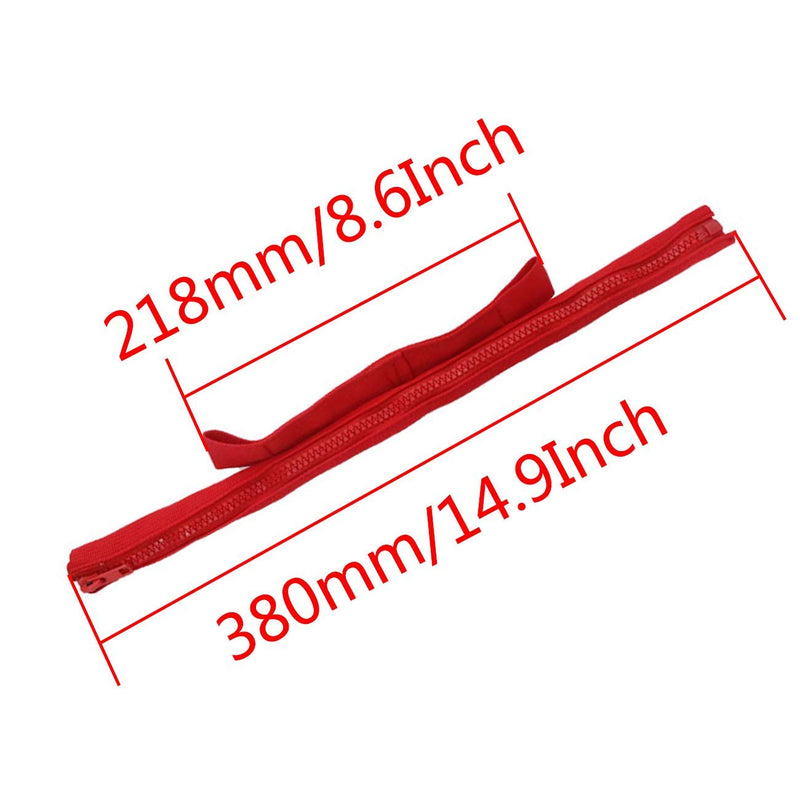 [Australia] - buyinhouse for Wrangler JK 2007-2018 Door Limiting Strap Hinge Adjustable Replacement Door Check Straps Cloth Wiring Protector(Red Style,2 Pack) Red Door Limiting Strap 