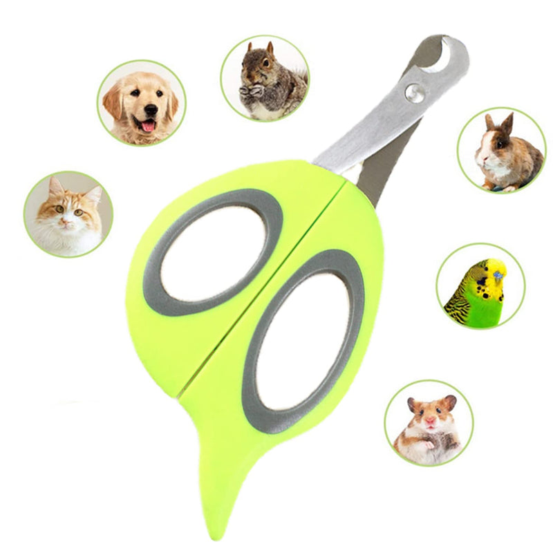 vgggrd Claw scissors, cat scissors, professional cat nail clippers, cat nail cutters, claw scissors, fits well in the hand, cat nail clipper for small dogs, puppies (green) - PawsPlanet Australia
