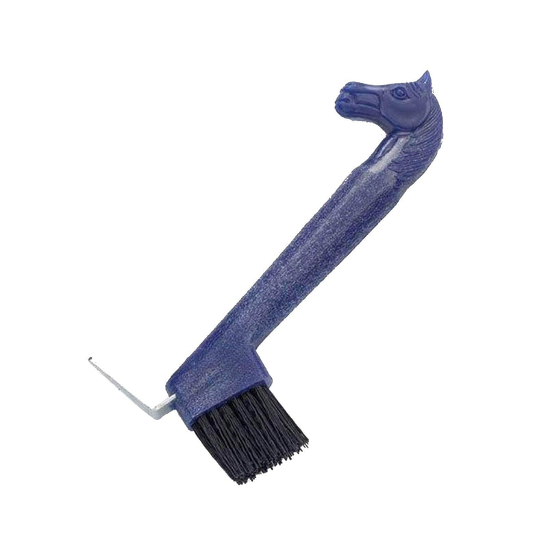 Lincoln Horse Head Hoof Pick with Brush Black - PawsPlanet Australia