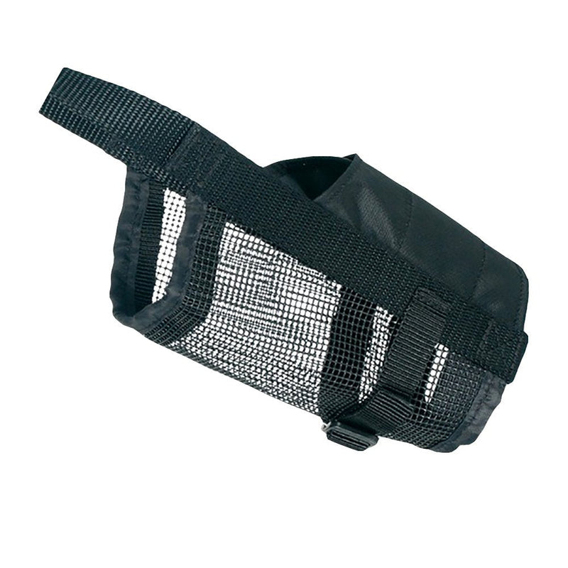 Trixie 19261 muzzle with mesh insert, polyester, S, black - PawsPlanet Australia