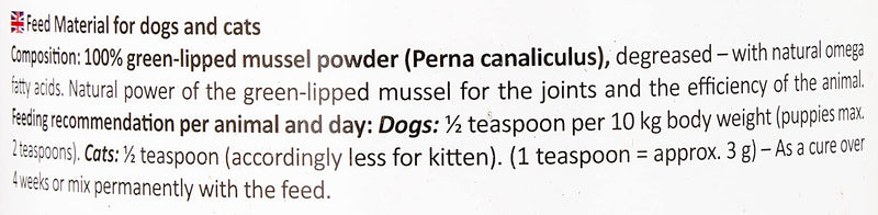 Cadoc - Nature Exclusive Green Lipped Mussel Powder, 500 g (Pack of 1) Single - PawsPlanet Australia