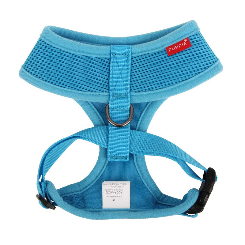 [Australia] - Puppia Soft Dog Harness, Sky Blue, Large 