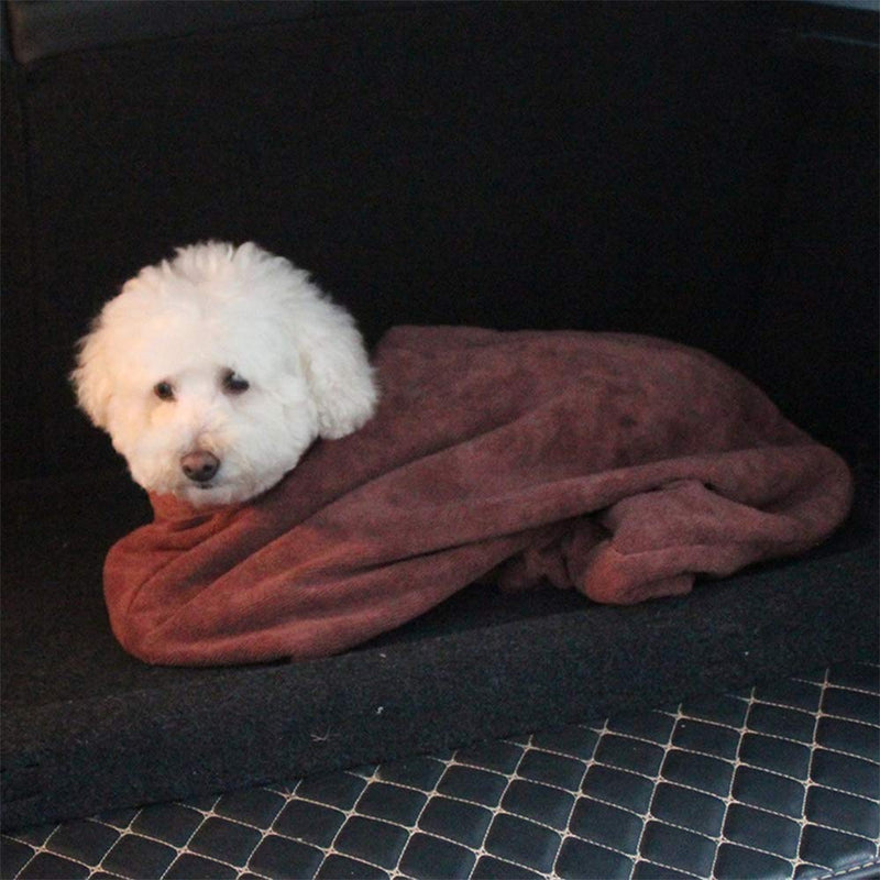 Pet Towel Dry Bag,Dog Fast Dry Bag, Fast Drying Bath Towels Super Absorbent Pet Cat Bath Robe Towel Large, Green L: Length 111cm,Width 82cm - PawsPlanet Australia