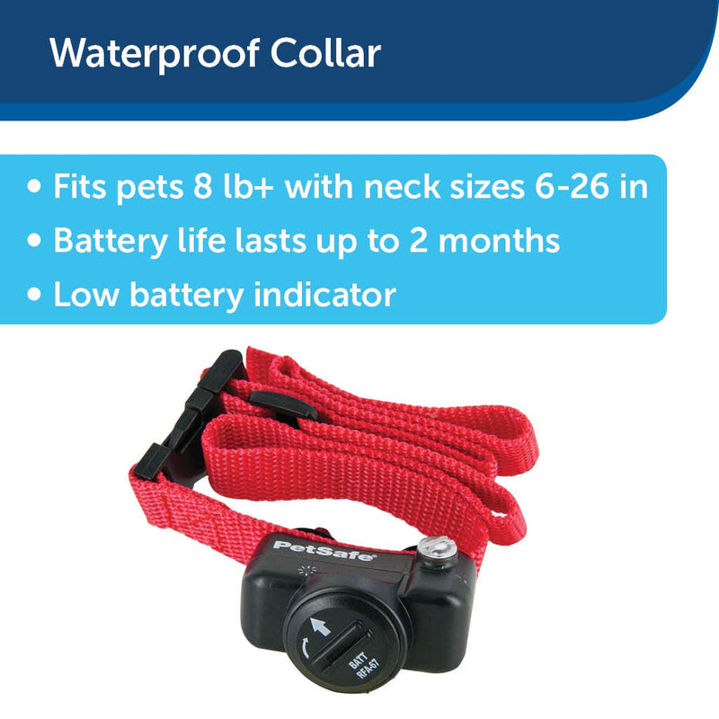 [Australia] - PetSafe In-Ground Fence for Dogs and Cats over 8 lb - from the Parent Company of INVISIBLE FENCE Brand - Includes Lightweight Waterproof Collar with Tone and Static Correction Deluxe Ultralight Collar Only 