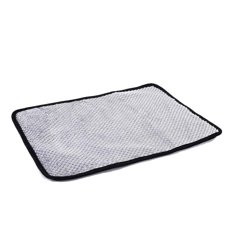 YANGWX Washable Puppy Training Pad Pet Mat, Reusable Pee Pad for Dogs, Anti-Slip Puppy Wee Whelping Pad for Travel, Dog Incontinence Pads for Indoor Outdoor Car(65x50cn,Gray) - PawsPlanet Australia