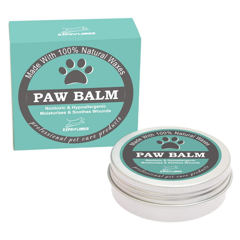 [Australia] - EXPAWLORER 100% Natural Pet Paw Protection Wax Paw Balm for Dogs and Cats, Foot Protection, Cracked and Dry Paws and Noses 