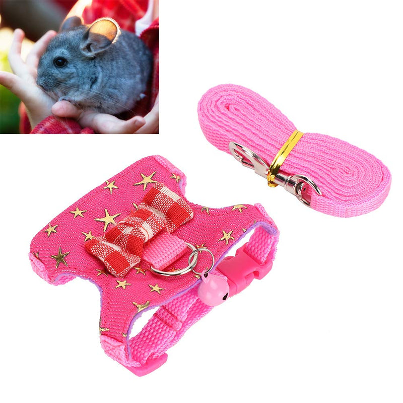 Small Animal Harness Pet Squirrel Vest Harness Small Animals Harness and Leash Set Hamster Harness Leash for Ferrets, Guinea Pigs, Small Animals (SS - PawsPlanet Australia