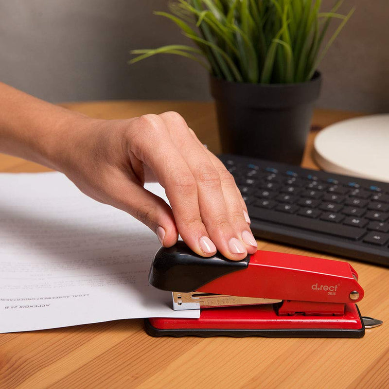 D.RECT 3016 metal stapler 40 sheets, assorted colors - PawsPlanet Australia