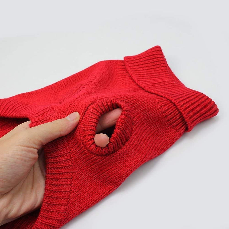Losuya® Dog Warm Coat Cute Pet Puppy Cat Jumper Sweater Knitwear Apparel Clothes (XS) XS - PawsPlanet Australia