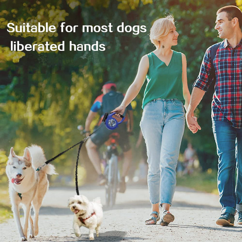 JVHLOV dog leash for 2 dogs, double leash, adjustable 360° rotating dog leash, double dog double leash, walking trainer leash for two dogs, for small, medium and large dogs, black - PawsPlanet Australia