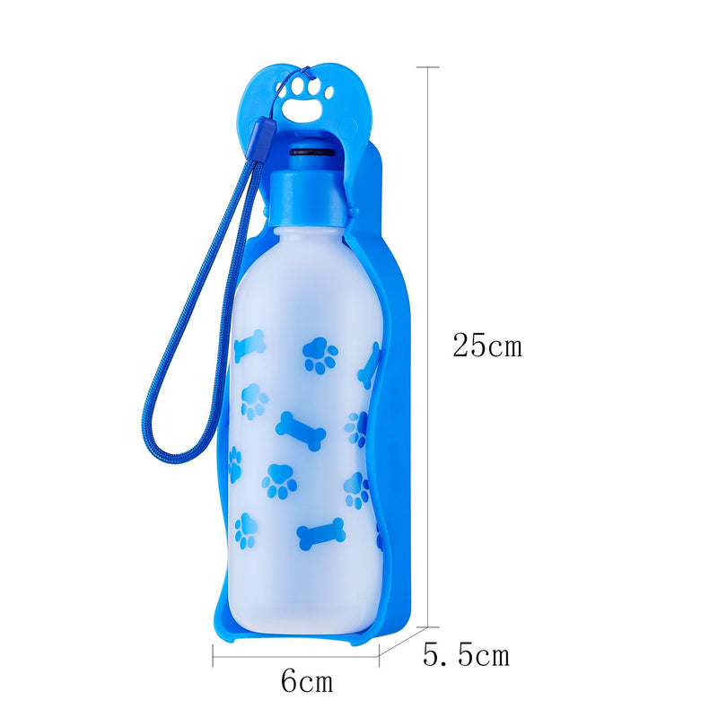 ANPETBEST Dog Water Bottle 325ML/11oz 650ML/22oz Portable Dispenser Travel Water Bottle Bowl for Dog Cat Small Animals (325ml/11oz, Blue) - PawsPlanet Australia