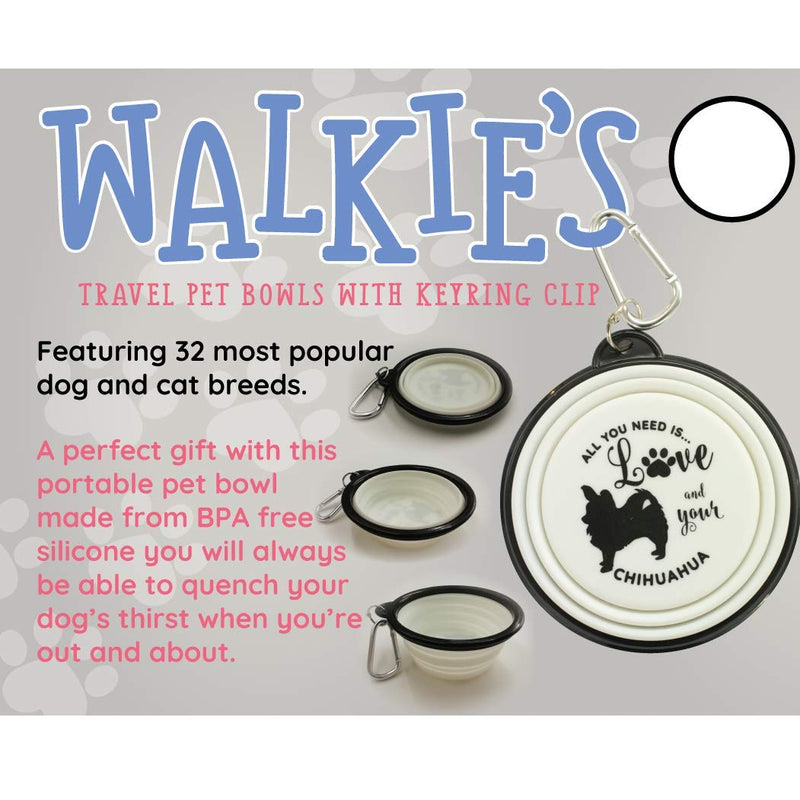 Gifted Border Collie Travel Water Bowl - PawsPlanet Australia