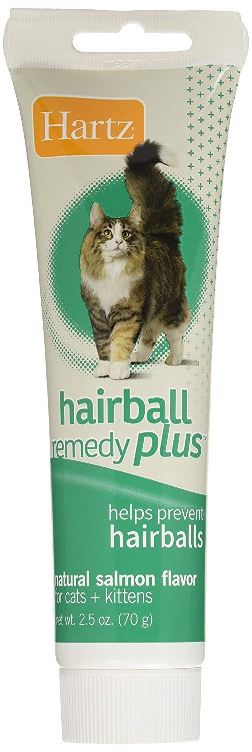 Hartz Hairball Remedy Plus Paste for Cats, Natural salmon 2.50 oz(Pack of 3) - PawsPlanet Australia