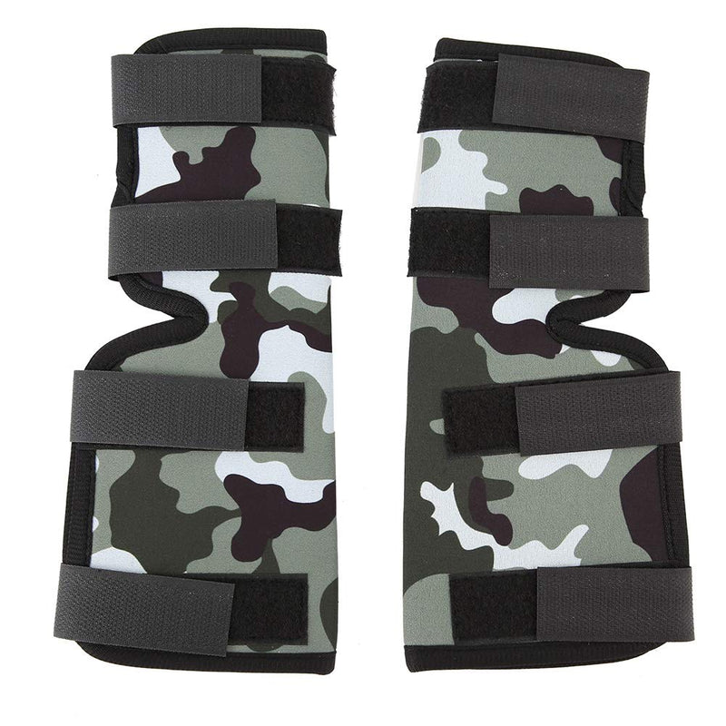 needlid Dog Legs Wrap, 1 Pair Dog Leg Brace, Hook and Loop Design for Protects Wounds(Camouflage, S) Camouflage, S - PawsPlanet Australia