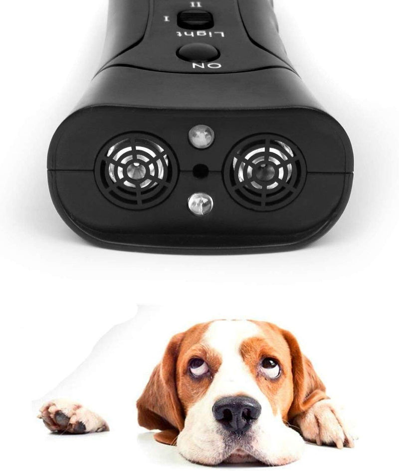 [Australia] - Dog Repeller,Dog Bark Control Device,Anti Barking Deterrents Silencer Stop Barking Bark, Electronic Dog Trainner with LED Flashlight 