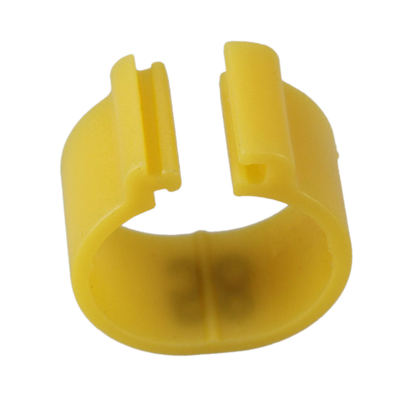 Mxfans 100pcs Numbered 1-100 Yellow Plastic Leg Clip Rings for Racing Pigeons 9.5mm - PawsPlanet Australia