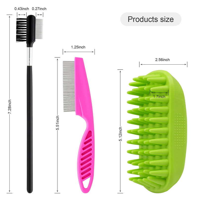 GUBCUB Pet Shampoo Brushes, Pet Mouse Grooming Shower Bath Brush, Soothing Massage Rubber Curry Comb for Long Short Haired Dogs and Cats - PawsPlanet Australia